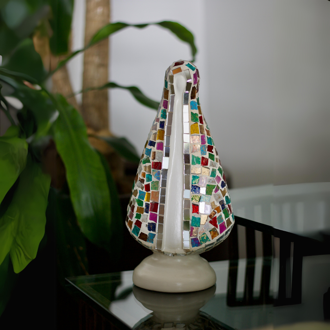 Virgen vidrio roto 4 (40 cm)