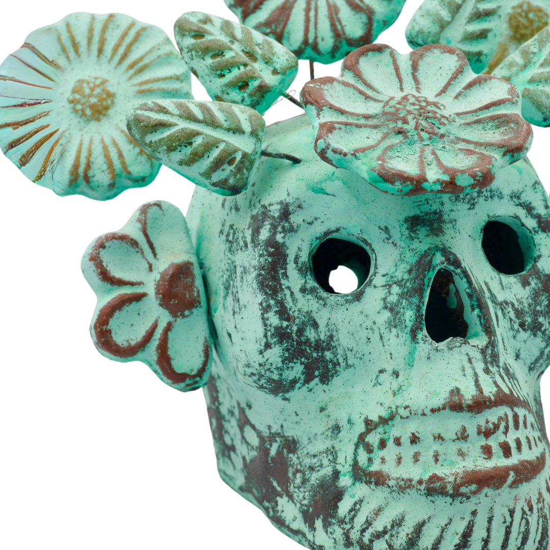 Catrina Frida barro rústica