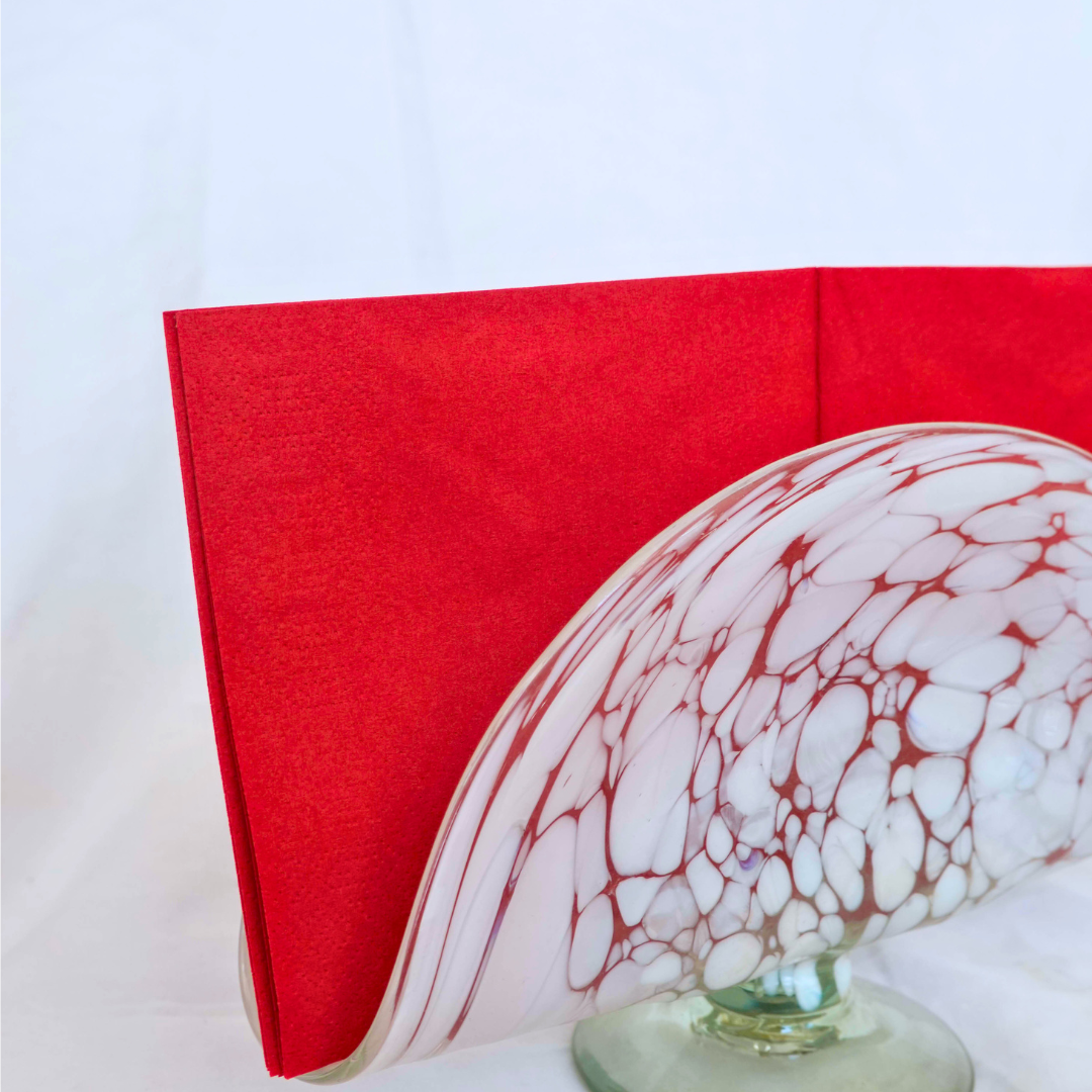 Servilletero de Vidrio Soplado