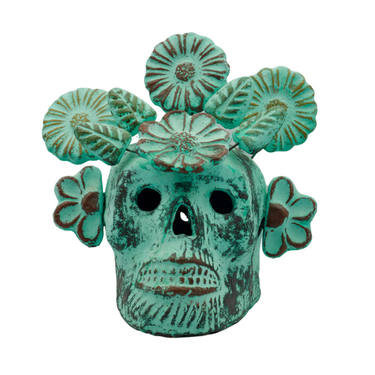Catrina Frida barro rústica