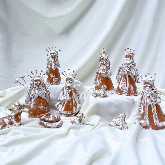 Nacimiento barro - Mini (14 piezas - 7cm)