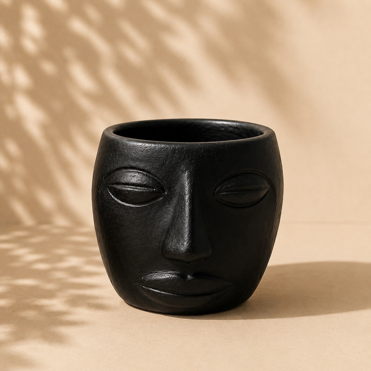 Taza Rostro de Barro Negro