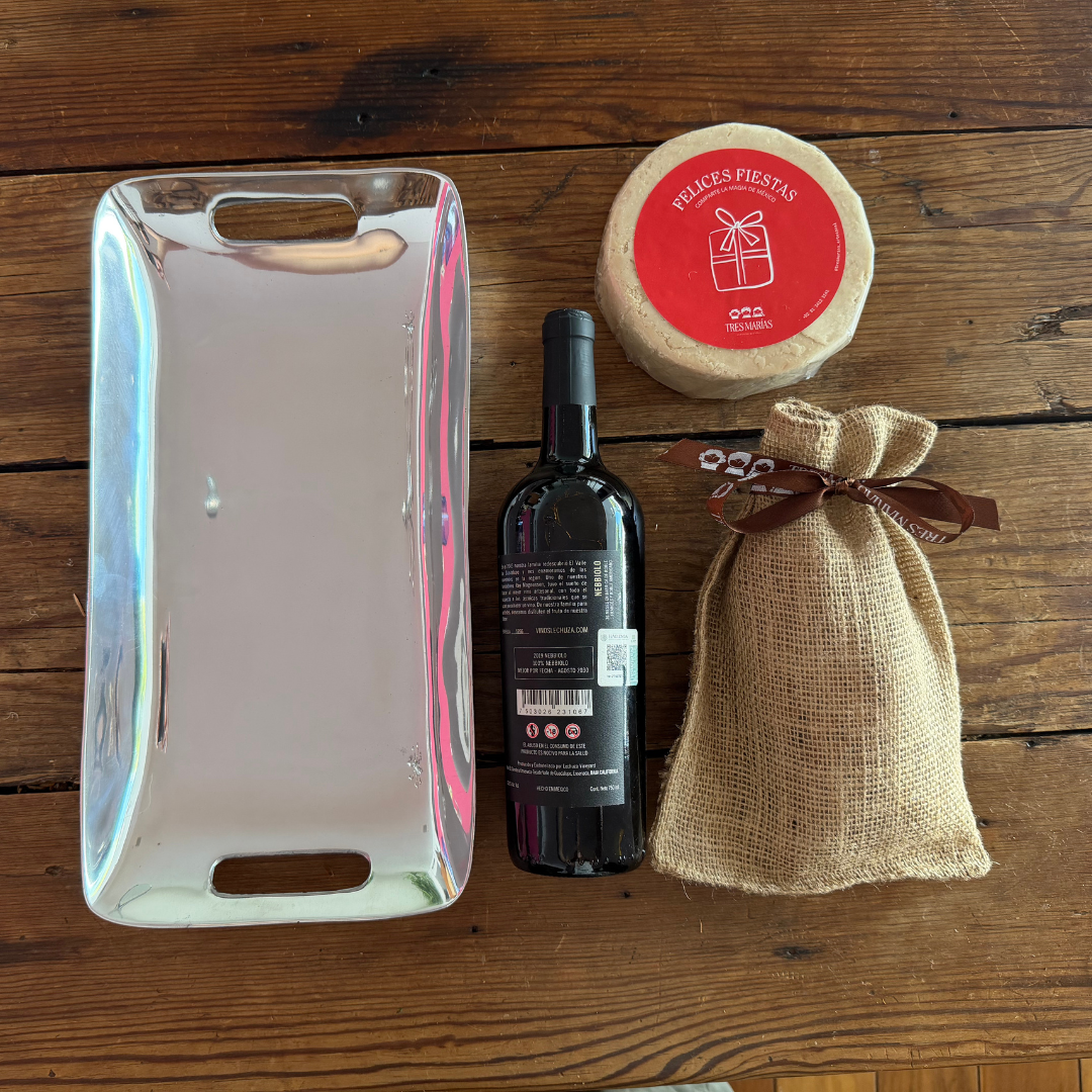 Set Charola de Pewter