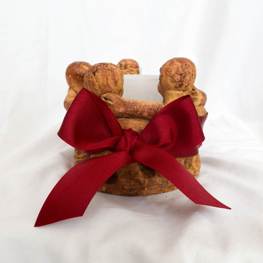 Círculo de manos navidad