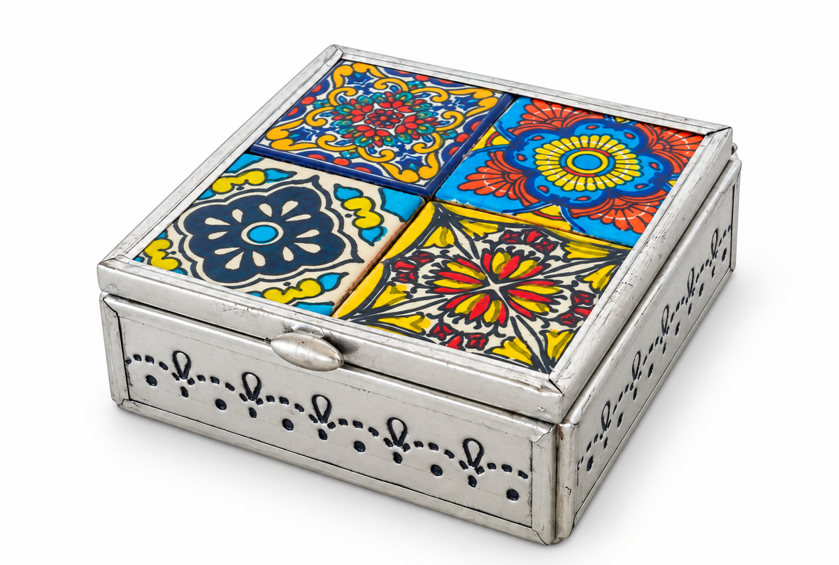Caja de azulejos | Chica