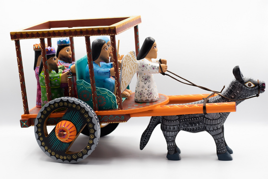 Nacimiento carreta alebrije